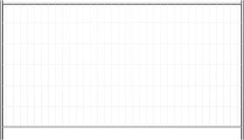 Schake Clôture mobile, hauteur x largeur 2000 x 3500 mm