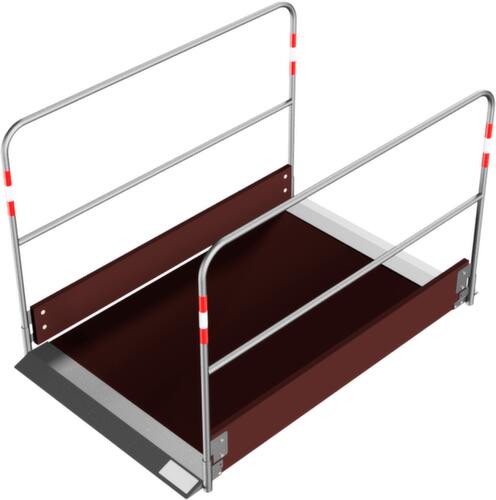 Schake Passerelle piétons avec plateforme en aluminium
