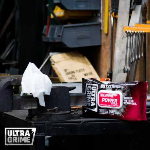 UDOBÄR Lingettes de nettoyage Power Scrub, 80 lingettes, tissu