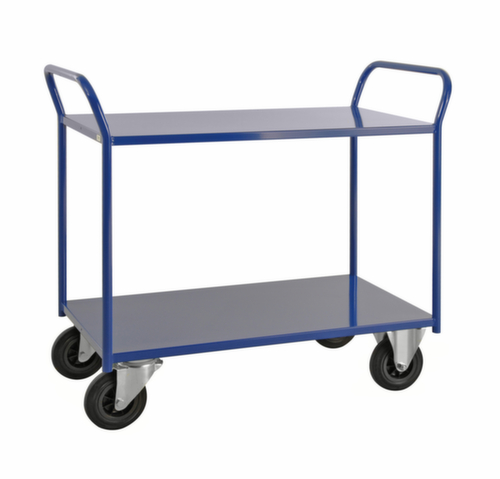 Kongamek Chariot à étagères 940x440 mm, force 400 kg, 2 plateaux