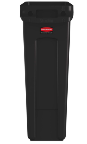 Rubbermaid Collecteur de recyclage Slim Jim® avec conduits d'air, 87 l, marron