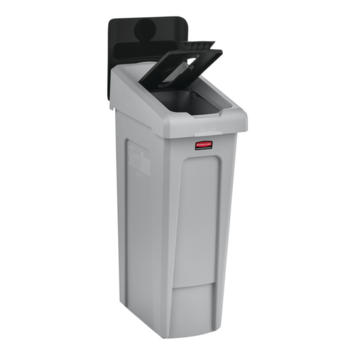 Rubbermaid Couverture Slim Jim® pour station de recyclage, noir