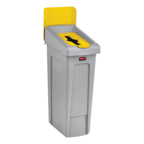 Rubbermaid Couverture Slim Jim® pour station de recyclage, jaune