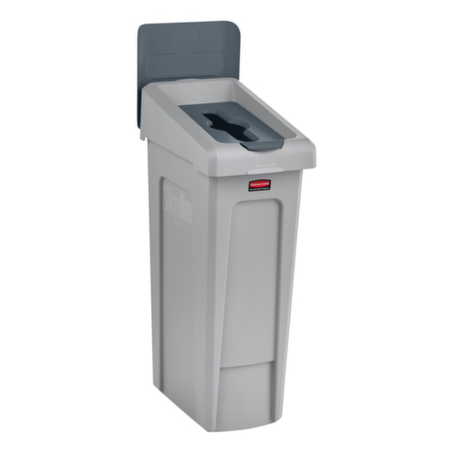Rubbermaid Couverture Slim Jim® pour station de recyclage, gris