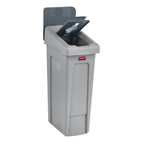 Rubbermaid Couverture Slim Jim® pour station de recyclage, gris