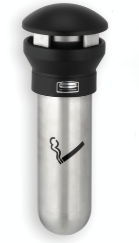 Rubbermaid Cendrier colonne, gris noir