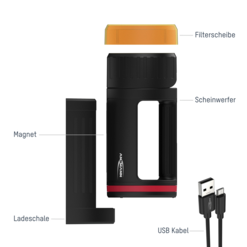Ansmann Projecteur portatif à DEL HS5R
