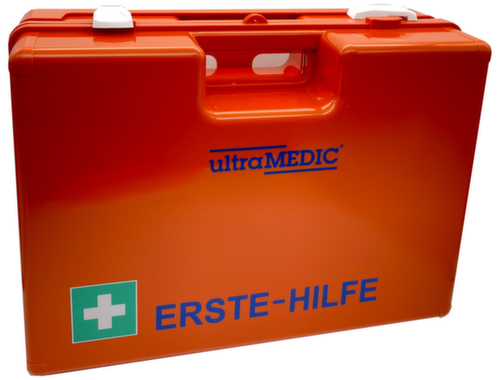 ultraMEDIC Mallette de premiers secours Super avec support mural, calage selon DIN 13169