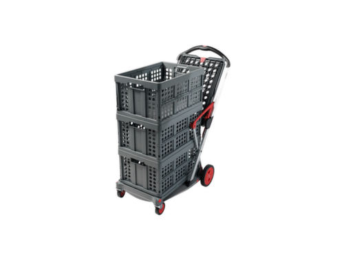 Mobile pliable CLAX, y compris boîte pliante, force 60 kg, 2 plateaux