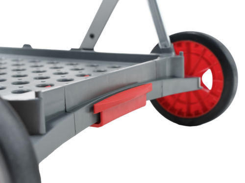 Mobile pliable CLAX, y compris boîte pliante, force 60 kg, 2 plateaux