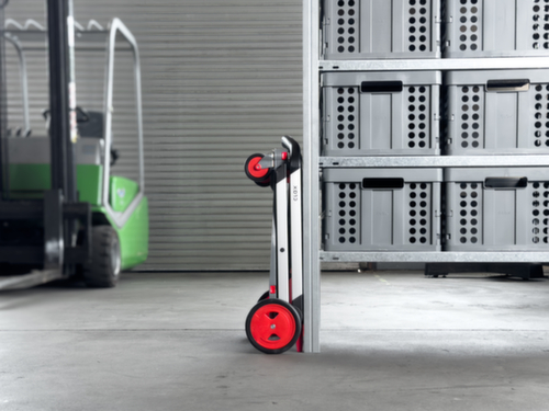 Mobile pliable CLAX, y compris boîte pliante, force 60 kg, 2 plateaux