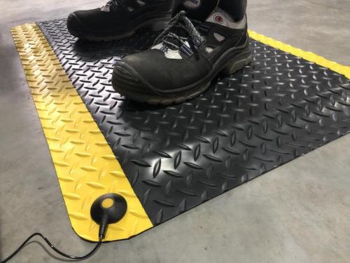 kit de tapis de sol anti-fatigue ESD DUPLEX PRO, longueur x largeur 1000 x 1200 mm