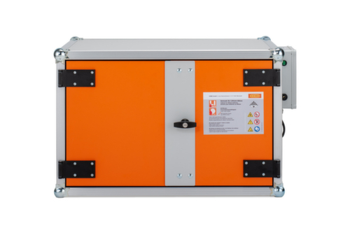 armoire de recharge de batteries lithium-ion antidéflagrante PREMIUM 8/5, hauteur x largeur x profondeur 520 x 800 x 660 mm