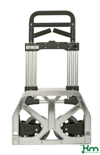 Kongamek Diable de manutention en aluminium, force 200 kg, caoutchouc bandage