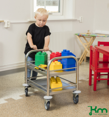 Kongamek Mini-chariot en acier inoxydable