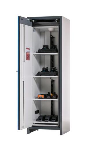 Asecos Armoire de stockage lithium-ion ION-LINE type 90, hauteur x largeur x profondeur 1953 x 599 x 615 mm
