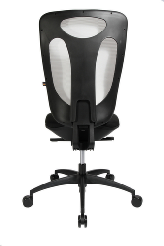 Topstar Siège de bureau pivotant Net Pro 100 avec mécanisme synchrone ponctuel, Dossier maille, noir