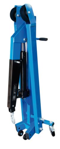 UDOBÄR grue d'atelier avec châssis roulant déployé, pliable