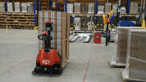 EP Transpalette Électrique Autopropulsé XP15+, 1500 kg force, polyuréthane/polyuréthane