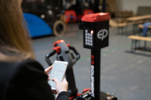 EP Transpalette Électrique Autopropulsé XP15+, 1500 kg force, polyuréthane/polyuréthane