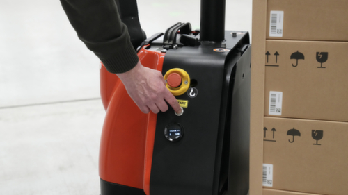 EP Transpalette Électrique Autopropulsé XP15+, 1500 kg force, polyuréthane/polyuréthane