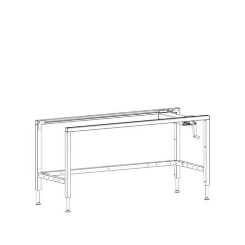 ERGO-line table d'emballage BASIC élément de départ, largeur x profondeur 1600 x 900 mm