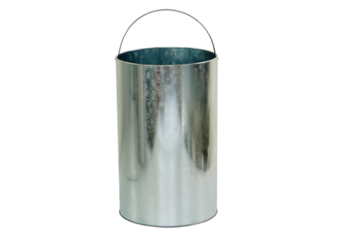 UDOBÄR Poubelle en acier inoxydable, 50 l, rouge