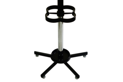 UDOBÄR Portemanteau avec porte-parapluies, noir/argent