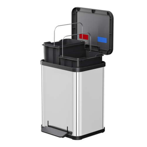 Hailo Poubelle à pédale Öko duo Plus M, 2 x 9 l