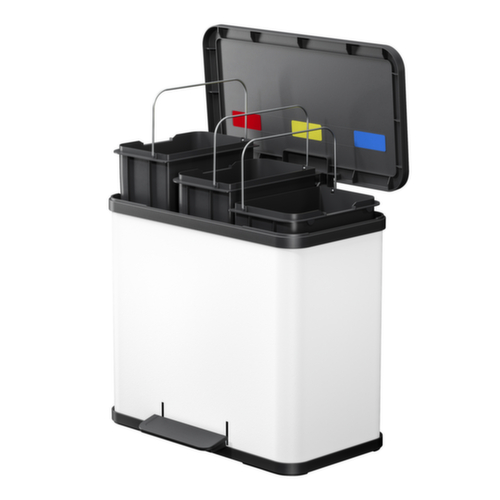 Hailo Poubelle à pédale Öko trio Plus L, 3 x 9 l