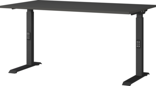 Bureau à hauteur réglable GW-BEDANO 9915 avec piètement en C