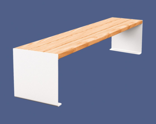 Banc Kube avec piètement à panneaux