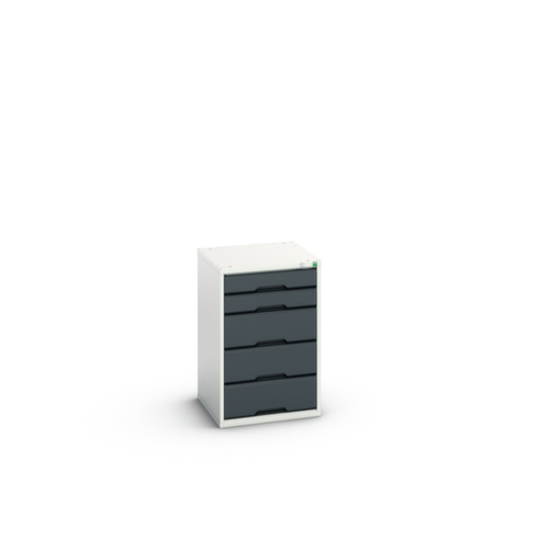 bott Armoire à tiroirs verso, 5 tiroir(s), RAL7035 gris clair/RAL7016 gris anthracite