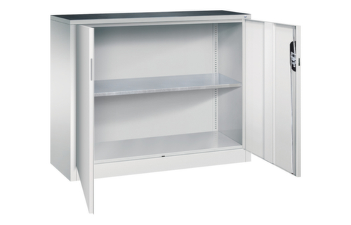 C+P Armoire mi-haute ERGO gris clair, largeur 1200 mm