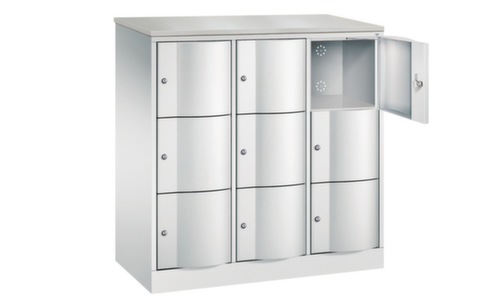 C+P armoire multicases Resisto, 9 compartiments