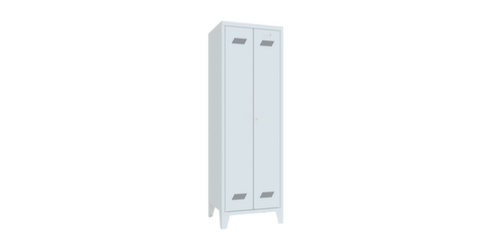 PAVOY Armoire à linge Basis RAL7035, largeur de compartiment 300 mm