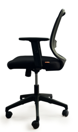 UDOBÄR chaise de bureau pivotante Shield avec mécanisme de basculement, dossier maille avec support, noir