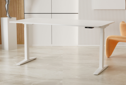 UDOBÄR bureau à hauteur réglable électriquement avec piètement en T