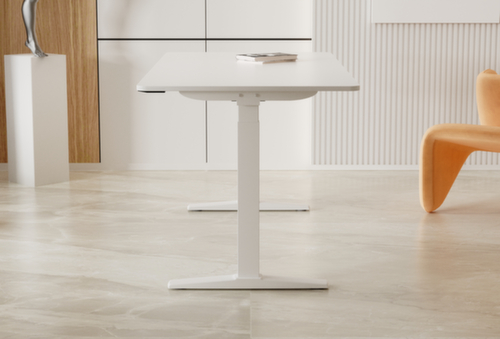 UDOBÄR bureau à hauteur réglable électriquement avec piètement en T