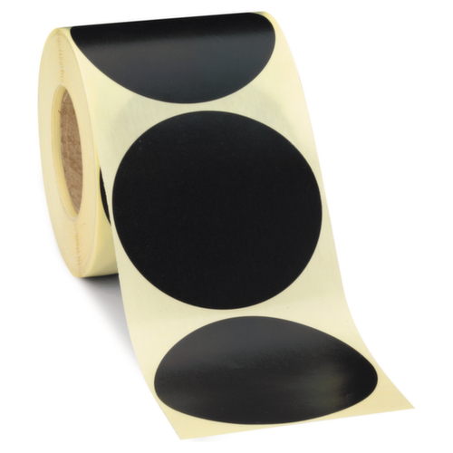 Pastille noire amovible diamètre 70mm