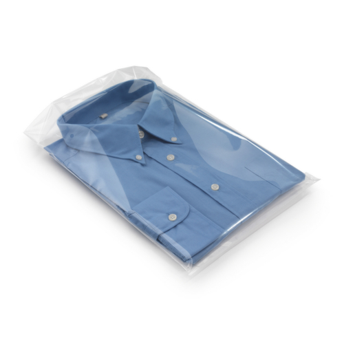 1000 sachets plastique à soufflets (50 microns)