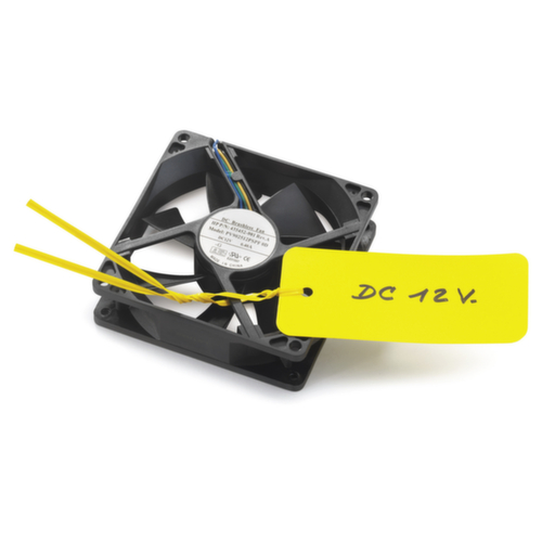 Étiquette industrielle PEHD 100 x 45 mm jaune