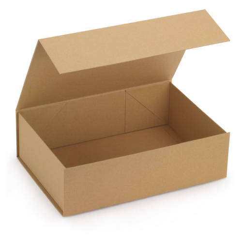 10 boîtes cadeau kraft avec fermeture aimantée