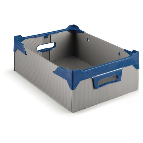 Caisse gerbable, gris, capacité 12 l