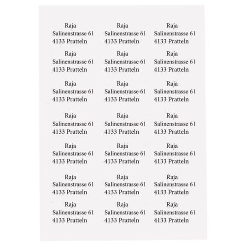 Étiquette laser 70 x 42,3 mm