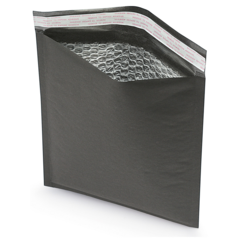 100 pochettes matelassée bulles noire mate