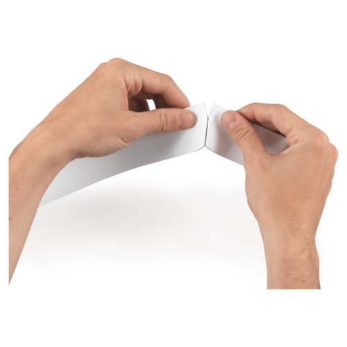 Etiquette magnétique prédécoupée en rouleau 150m x 50mm