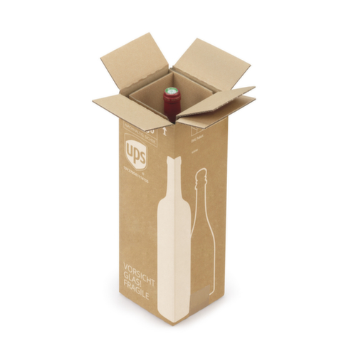 Caisse pour bouteilles avec croisillons renforcés