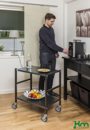 Kongamek Chariot à plateaux 625x414 mm, force 150 kg, 2 plateaux