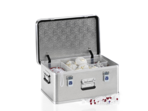 Gmöhling caisse de transport G®-professional BOX en tôle d'aluminium structuré
